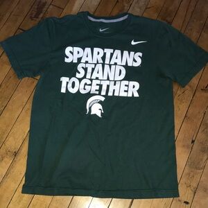 Nike Green "Spartans Stand Together" Tee